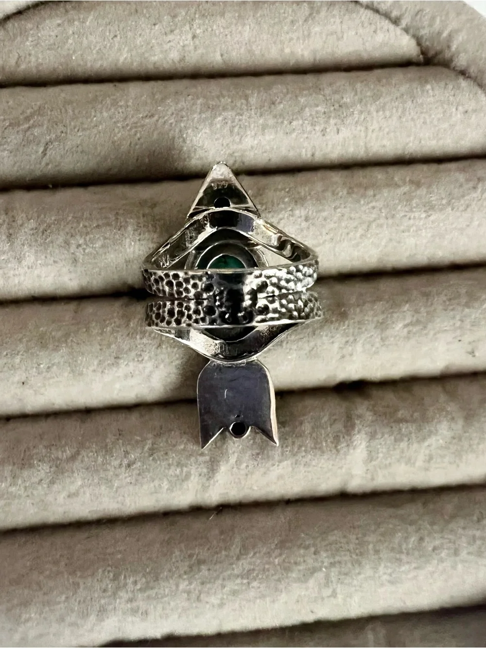 Sterling Silver Turquoise & Onyx  Arrow Statement Ring - Women's Jewelry
